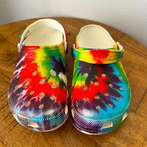 Tye Dyed Crocs